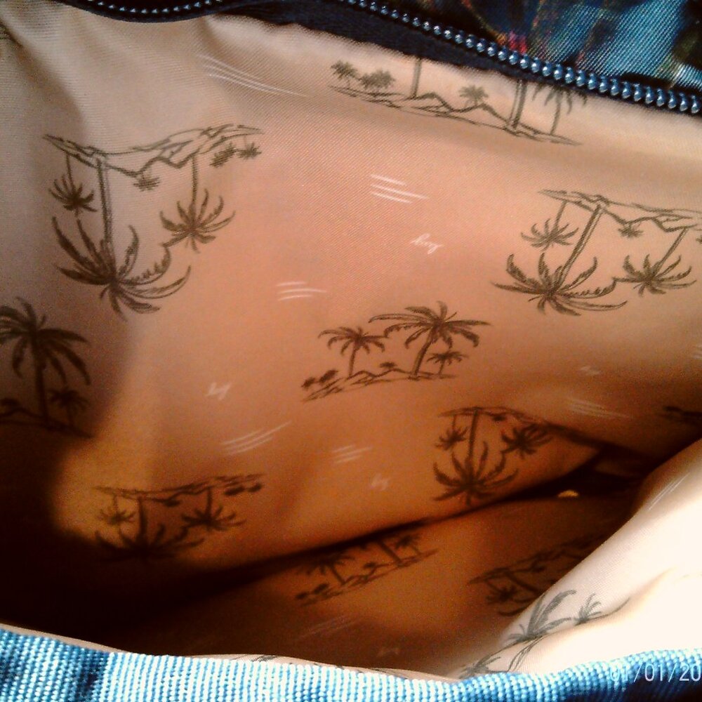 NWOT Lug Navigator Crossbody Bag in BEAUTIFUL Boho Floral Black & Rodeo Wallet - Picture 5 of 7